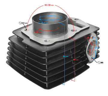 shumee Votel cilinder 125cc 157FMI Hyper 125