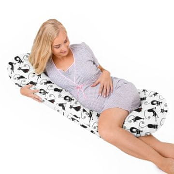 shumee Nosečniška blazina tipa C za spanje na boku in hranjenje - mačke