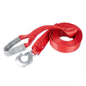 shumee Vlečna vrv, vlečna vrv, trak, 7500 kg, 50 mm, 5 m, kavelj + uho, AMIO-02014