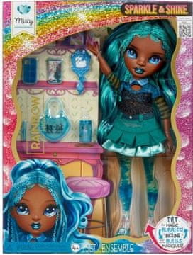 shumee Lutka Rainbow High Sparkle&Shine - modrozelena
