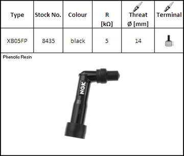 shumee NGK svečna cev XB05FP (koda 8435) YBX