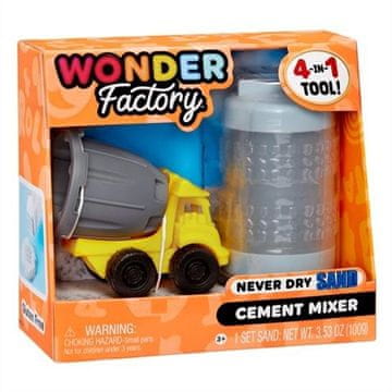 shumee Wonder Factory Never Dry Sand - moder + mešalnik za cement