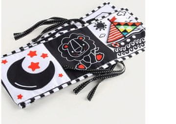 shumee ČRNI KNJIGA SENZORNI KONTRAST MEHKO UČENJE VID OBLIKE ZVOKI