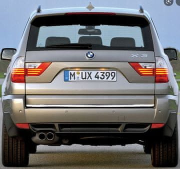 shumee BMW X3 X-3 E83 - KROMIRANA KROMIRANA LETA na prtljažnih vratih
