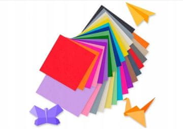 shumee Tritart origami papir 220 15x15 cm in 10x10 cm - 80 g/m²