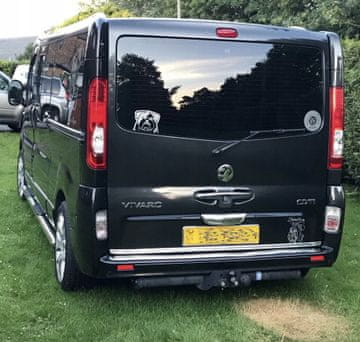 shumee OPEL VIVARO E7 F7 J7 KROMIRANA LETVICA Kromirana vrata prtljažnika