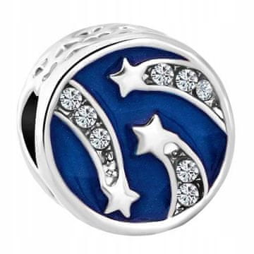 shumee Srebrni obeski Zvezde Vesoljski cirkoni Zvezde Emajl SREBRO 925