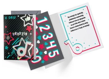 shumee Otroška rojstnodnevna voščilnica (zamenljive številke) DK-1093