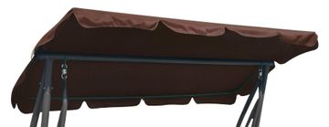 shumee Rezervni deli za vrtno gugalnico 8078, rjava tkanina za baldahinjo