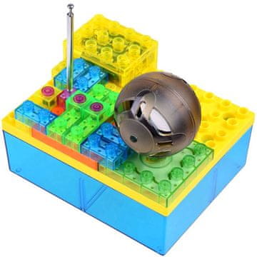 shumee Izobraževalni komplet Bloki sestavi RADIO - čista igra Little electronic ZA3980