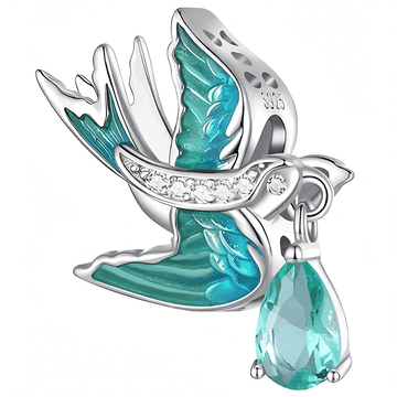 shumee Obesek Pandora Charms Green Bird