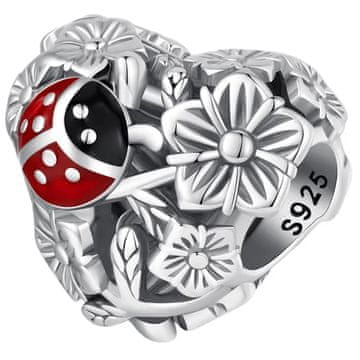 shumee Obeski za Pandora obesek iz srebra 925, srce, Trusky