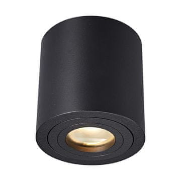 shumee Okrogla stropna svetilka črna IP44 1xGU10 50W Rondip Zuma Line