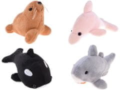 shumee Plišaste oceanske živali s piskačem - Tjulenj Delfin Kit ubijalec Morski pes ZA5779