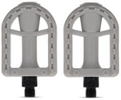 shumee Pedala za kolo s platformo MTB City 12-16 palcev, lahka plastika, siva