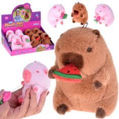 shumee Čudovit obesek CAPYBARA, ki je lubenico, mini maskota 10 cm ZA5733
