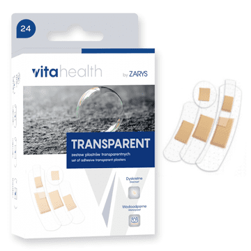 shumee PROZORNO Komplet 24 prozornih, diskretnih, fleksibilnih obližev VITAHEALTH