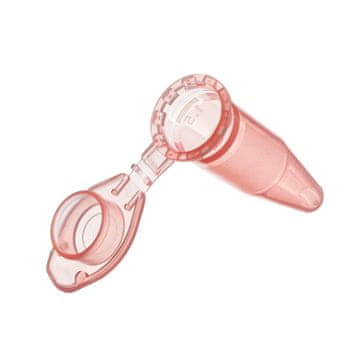 shumee Mikrocentrifugalna epruveta 1,5 ml roza s pokrovčkom in tehtnico 100 kosov