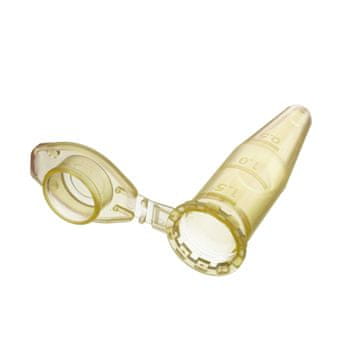 shumee Mikrocentrifugalna epruveta PP viala 1,5 ml z graduacijo rumena 1000 kosov