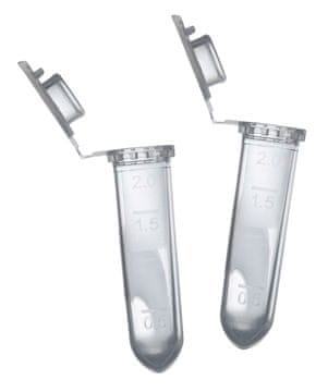 shumee Mikrocentrifugalna epruveta PP 2,0 ml epruveta s pokrovčkom in graduacijo 100 kosov