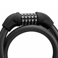 shumee Kabel proti kraji, ključavnica za kolo s kombinacijo (RKS870-BK) ROCKBROS