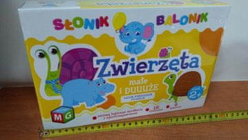 shumee igra VELIKE IN MALE ŽIVALI SLONOV BALON