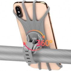 shumee ROCKBROS Gumijasto držalo za telefon za kolo (LF436GR) sivo