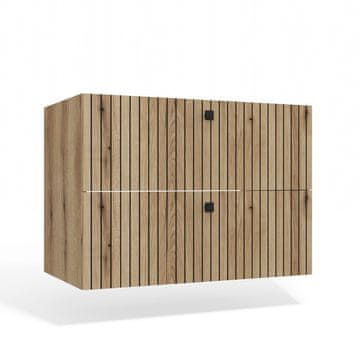 shumee OMARICA ZA UMIVALNIK TIGO 80 2S, EVOKE OAK, 2 PREDALA, UTORJENA SPREDNJA STRAN, STENSKA