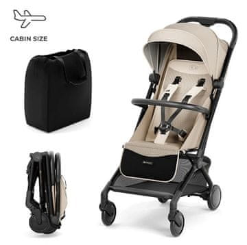 shumee Kinderkraft PILOT 2 ultralahki letalski voziček bež barve