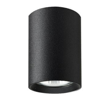 shumee Moderna okrogla črna stropna svetilka 9 cm za kuhinjo ali predsobo 1xGU10 10W ARTEMIS Alfa