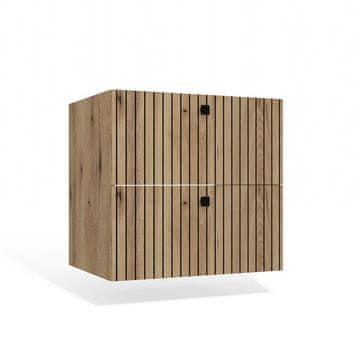 shumee OMARICA ZA UMIVALNIK TIGO 60 2S, EVOKE OAK, 2 PREDALA, UTORJENA FRONTLA, STENSKA