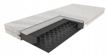 shumee Vzmetnica Bonnell 140/200 cm BELA za HOTELE, KAMPIRANJE, GOSTINŠČA Furnitex