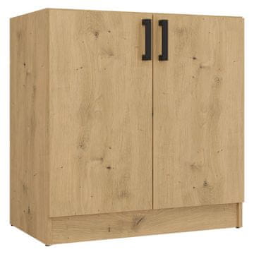 shumee KUHINJSKO POHIŠTVO KATIA D-80 ARTISAN HRASTOVA KUHINJSKA OMARICA POD PULTOM IN KORITOM