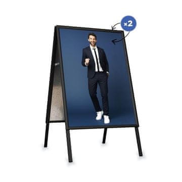 shumee Aurora Black A-table - A1