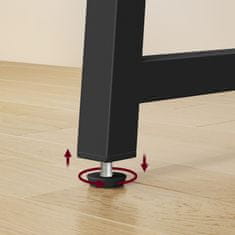 shumee MAX 1.0 računalniška miza - črna / črne noge