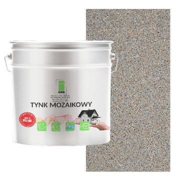 shumee MOZAIK OMET IZ SMOLE TOPLO SIVA BARVA RAZREDA 1, MOZAIK ODPORNEN PROTI ZMRZLI 7 kg