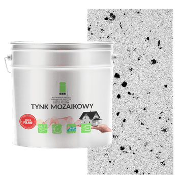 shumee MOZAIČNI OMET Z BELIM MICALNIM RAZREDOM, MOZAIK RAZREDA 1, 7 KG, ODPORNEN PROTI ZMRZLI