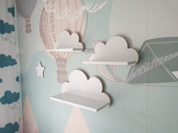 shumee Komplet 3 polic Cloud PYSIA - Elegance