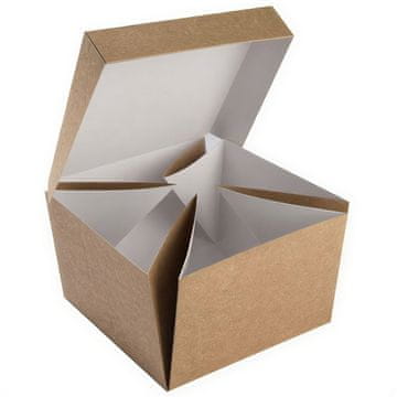shumee Zložljiv pladenj za burgerje 14 x 14 x 9,5 cm 100 kosov.