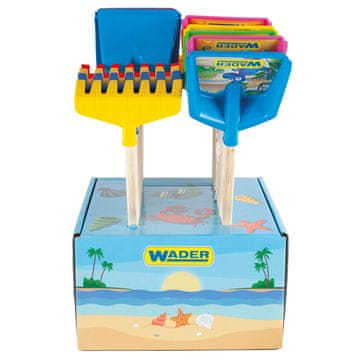 shumee Wader 72302 - Dolga lopata / grablje na lesenem ročaju