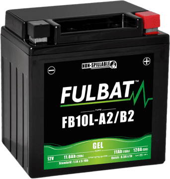 shumee FULBAT FUL GEL baterija - FB10L-A2 / FB10L-B2 / YB10L-A2 / YB10L-B2 (gel, brez vzdrževanja)