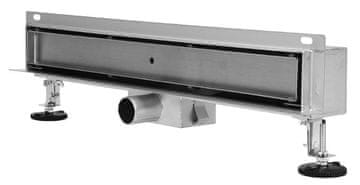 shumee LINEARNI STENSKI ODTOČNIK IZ OPEKE 80 CM Š&D 75355 VALOVIT