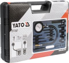 YATO YT-7307 manometer kompresije dizelskega motorja, 16 delov