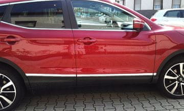 shumee Nissan QASHQAI II 2013+ KROMIRANE obrobe stranskih vrat