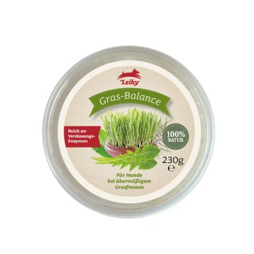 shumee Gras - Balance 230g | mladi ječmen z zelišči, spirulino in papainom | za pse | naravni razstrupljanje | vitamini in antioksidanti | podpira sklepe, srce in ledvice | Leiky