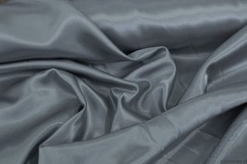 shumee Gladka satenasta tkanina grafitno siva 115 cm