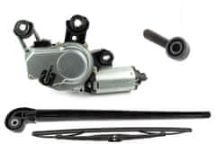 shumee Audi A4 B6 / Avant 00-04 SET: motorček brisalcev + ročica zadnjega brisalca + metlica + šoba za pranje zadnjega stekla 3 kosi SET