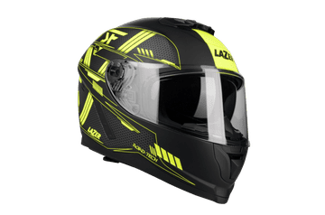 shumee Moto čelada LAZER RAFALE EVO Roadtech (barva črna - rumena - mat) M