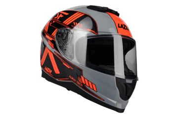 shumee Motociklistična čelada LAZER RAFALE EVO Roadtech (barva: siva - rdeča - mat) S