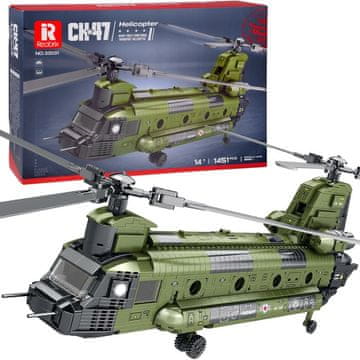 shumee Reobrix licencirani bloki helikopter CH-47 Chinook 1458 ele ZA5802